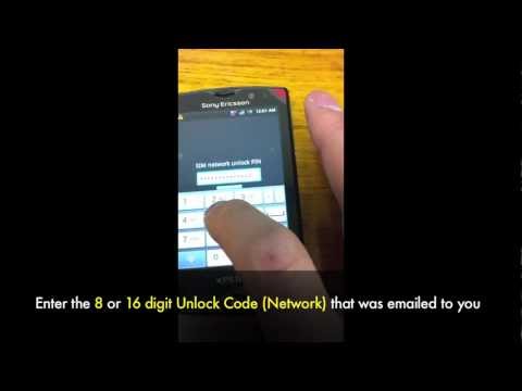 Free Unlock Code Sony Ericsson Cingular Z520a